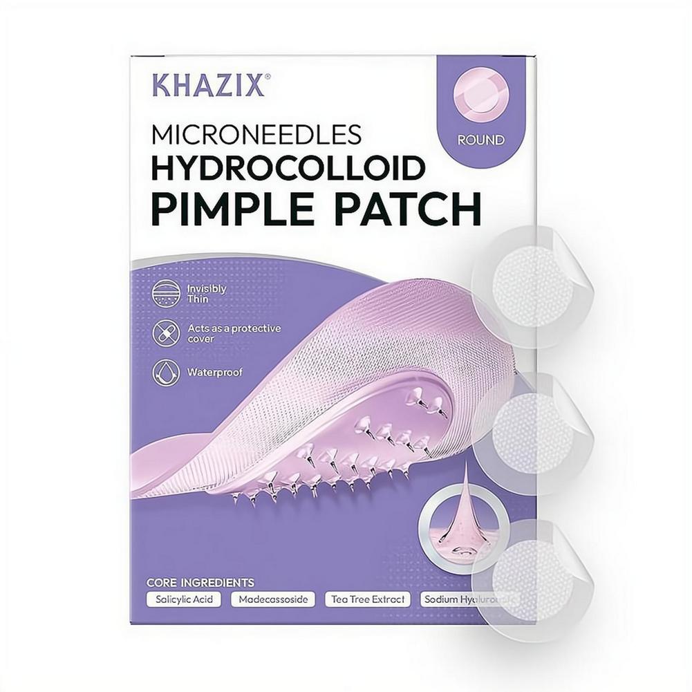 Hydrocolloid Pimple Patch - 24 Stück unsichtbare, transparente Pickelpflaster, Hydrokolloid-Pickelpflaster,