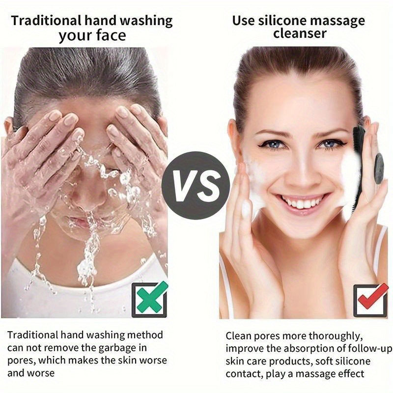 Exfolierende Silikon-Badebürst – Silicone Face Scrubber Electric Bewertung und Preis