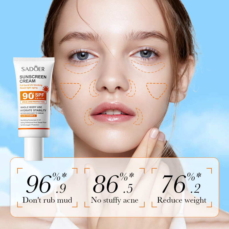 Sadoer Sonnenschutzcreme mit h – Spf 50 Waterproof Sunscreen Bewertung und Preis