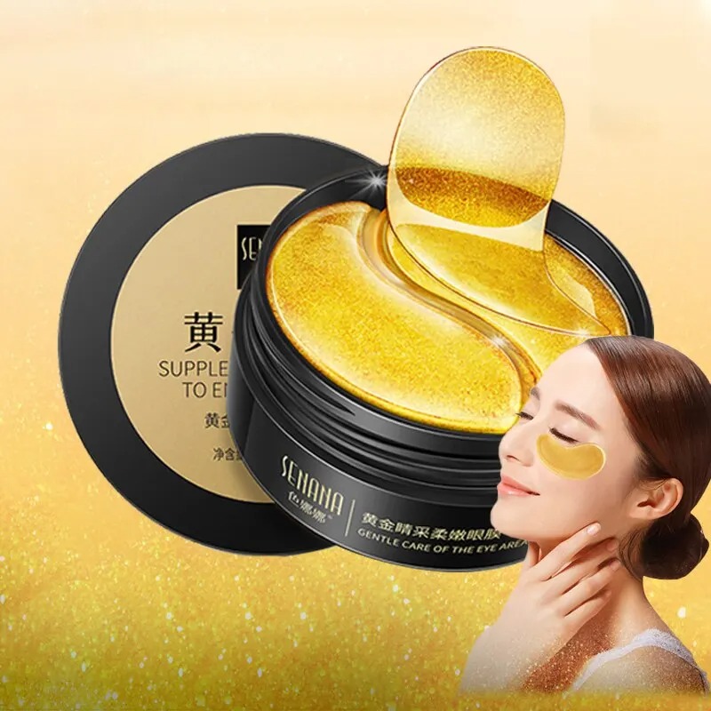 60 stücke goldene feuchtigkeit – Collagen Under Eye Patches Bewertung und Preis