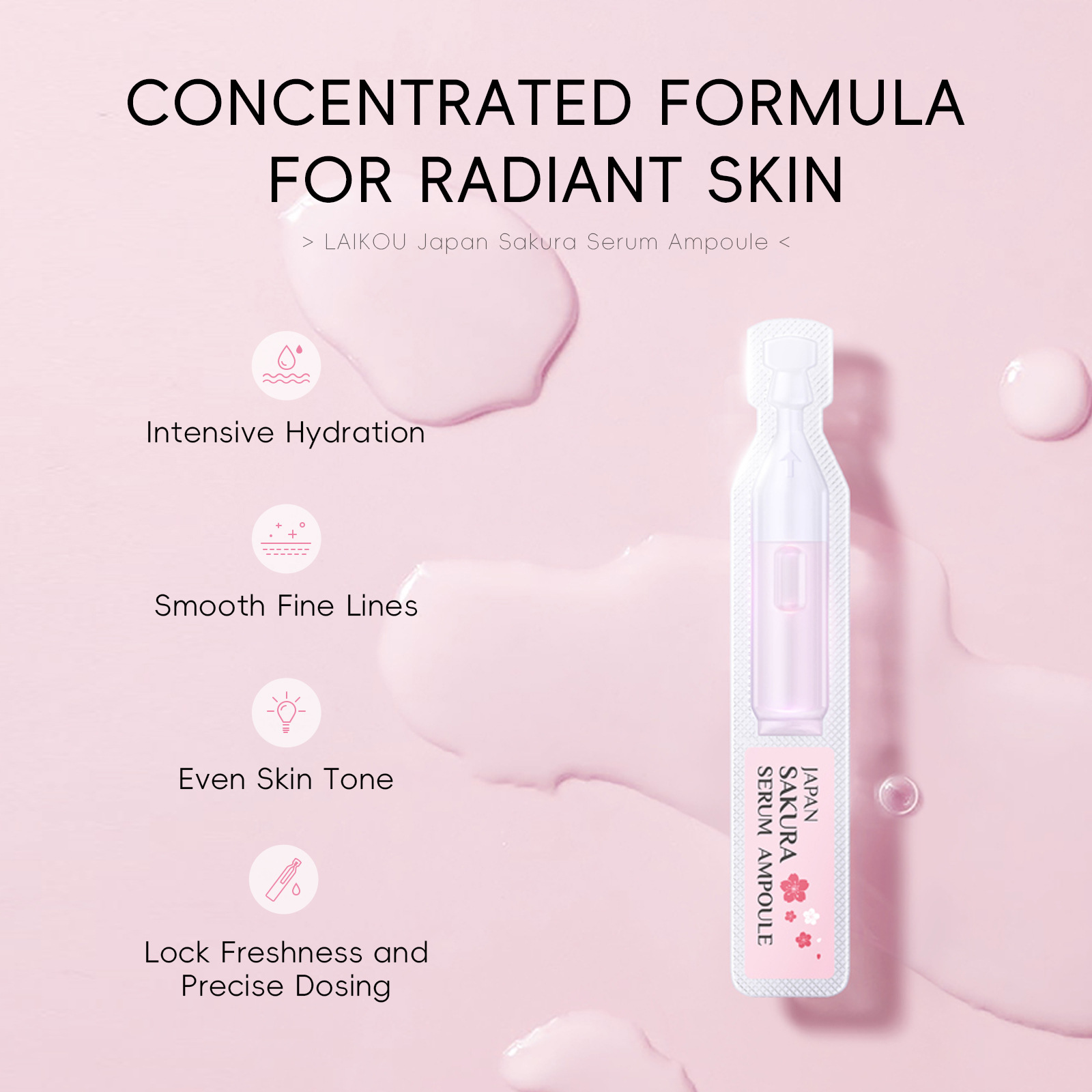 10 Stück Sakura Feuchtigkeitss – Niacinamide Pore Shrinking Essence Bewertung und Preis